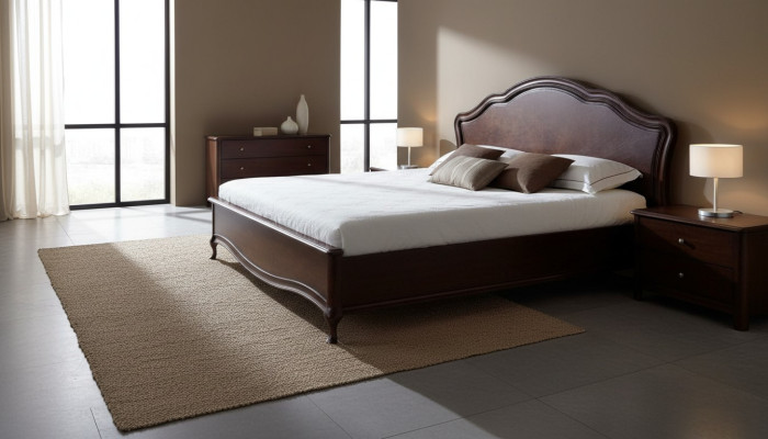 Cama Cama matrimonial Cama Chippendale Cama doble Cama king colonial Dormitorio Modelo V-P-N