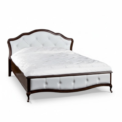 Cama Cama de matrimonio Cama doble Cama king-size Dormitorio Cama clásica de cuero Modelo V-2T