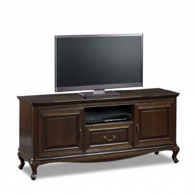 Estiloso soporte de TV: Una solución elegante para un interior moderno.