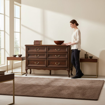Clásico cómoda cómodas estilo antiguo madera aparador mueble Italia