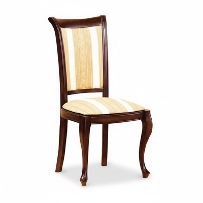 Sillas clásicas Silla Silla de comedor Sillón real de respaldo de madera - Modelo W-03