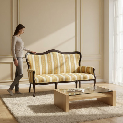 Sofá clásico Muebles italianos Sofás Chesterfield Sofá conjunto W-Sofa3