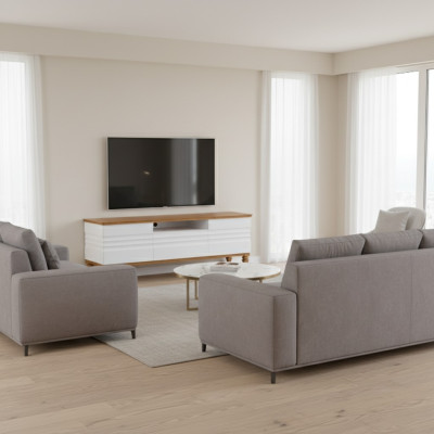 TV Lowboard Board Schrank Fernsehtisch Unterschank RTV Kommode Kommoden TO-RTVD  TV Lowboard Tablero Armario Mesa de televisión Soporte RTV Cómoda Cómodas TO-RTVD