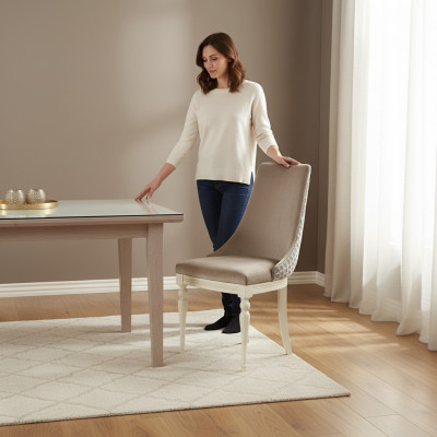 Silla clásica Silla vintage Silla de comedor Biedermeier Royal Design TO-U1
