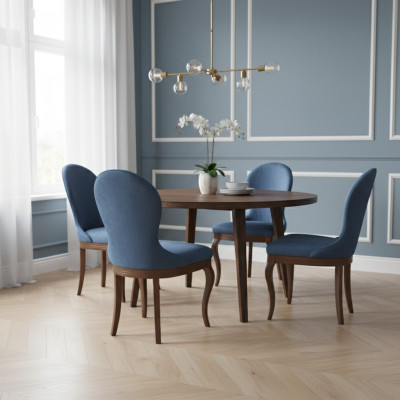 Clásica silla Silla Vintage Silla de Comedor Biedermeier Diseño Real TO-U3