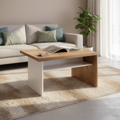 Mesa de centro clásica de madera Mesa auxiliar Mesa de diseño Mesas de sala de estar CM S3