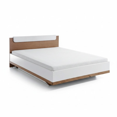 Cama clásica Cama de matrimonio Cama doble Cama de madera Cama de campo - Modelo CM-B1