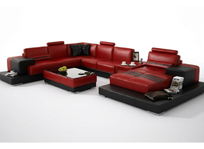 Conjunto de muebles de salón sofá tapizado esquina juego de sofás sofá de cuero sofá grande sofá esquinero nuevo 2725A