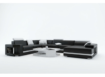 Sofá de esquina Acolchado Sofá conjunto de sala de estar Sofá Sofá conjunto de sala de estar Forma de U Asiento Esquina PH2673