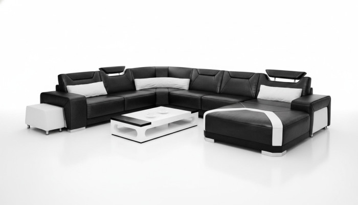 Sofá de esquina, conjunto de tapizados para salón, sofá, conjunto de asientos en forma de U, esquina de asientos PH739C.