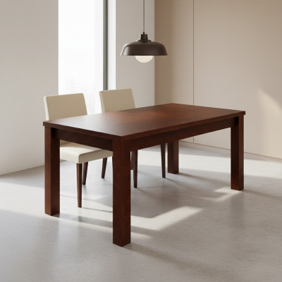 Mesa Mesa de comedor Mesa de madera XXL Mesa de conferencia Extensible 80x120cm a 80x160cm.