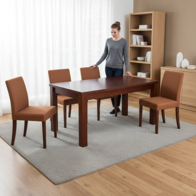 Mesa Mesa de comedor Mesa de madera XXL Mesa de conferencia S18 70X120cm