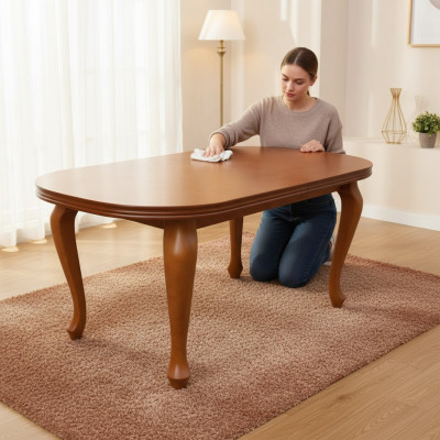 Mesa Mesa de comedor Mesa de madera XXL Mesa de conferencia S13 90X160cm Extensible