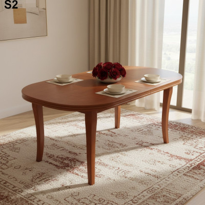 Mesa Mesa de comedor Mesa de madera XXL Mesa de conferencia 90x160cm Extensible 160x240cm