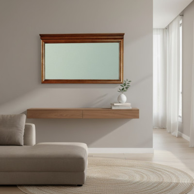 Espejo con marco de madera Gran espejo de pared Espejo de diseñador clásico - Modelo Z-L2