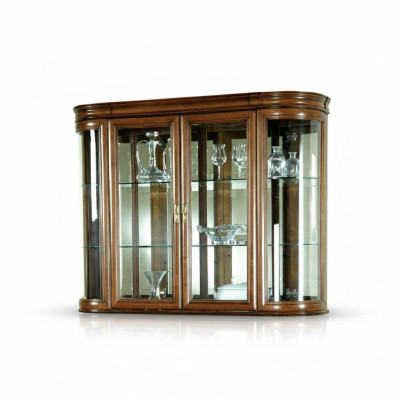 Vitrina de madera real Vitrina colgante Vitrina de pared Espejo de diseñador clásico - Z-W3