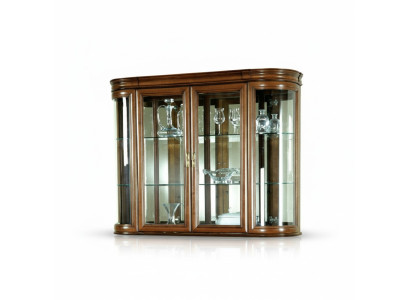 Vitrina de madera real Vitrina colgante Vitrina de pared Espejo de diseñador clásico - Z-W3
