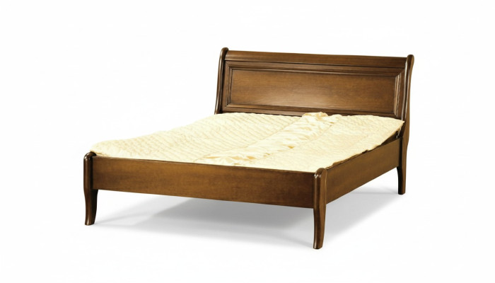 Cama clásica Cama matrimonial Doble Cama Cama de madera Casa de campo - Modelo N-Cama P