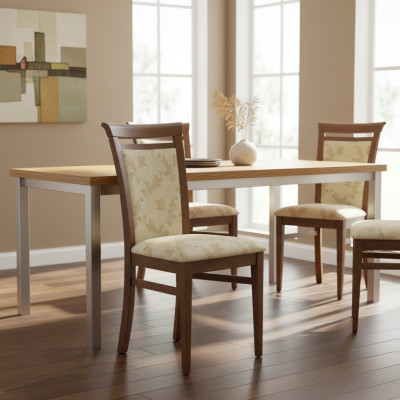 Silla clásica Silla de comedor Grupo de comedor Silla de cocina Silla de madera W-05
