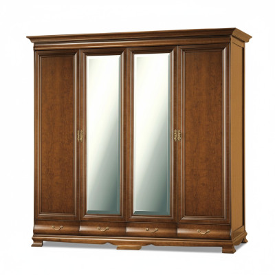 Armario clásico de madera armario armario de pared armario ropero
