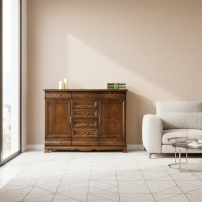 Cómoda clásica aparador armario estilo casa de campo modelo N-K6A.