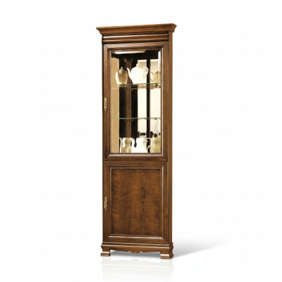 Vitrina clásica Armario vitrina Mueble de vitrina pared de cristal - Modelo N-WN