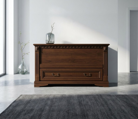 Mueble de televisión clásico RTV con estilo colonial macizo ORTV