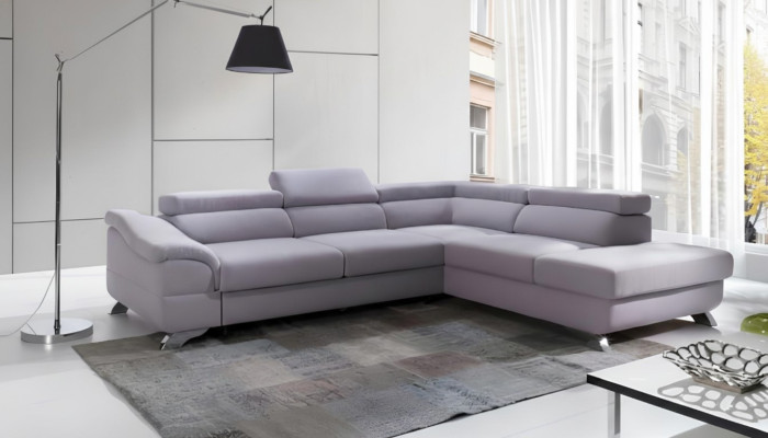 Sofá esquinero con función de cama, sofá de salón en forma de L, sofá esquinero, esquina de sofá, conjunto de tapizado.