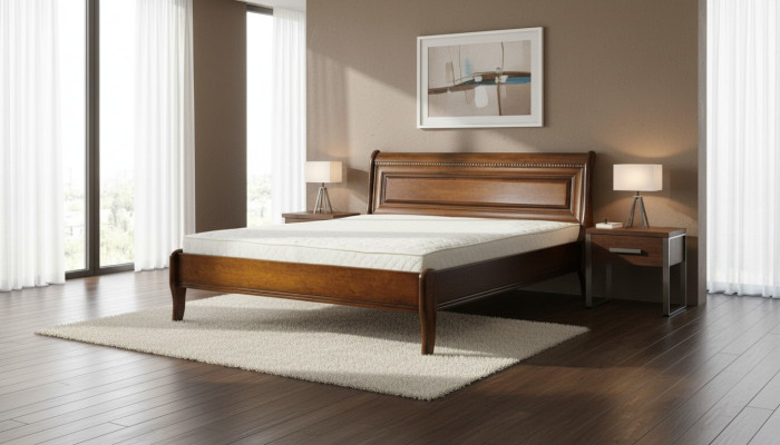 Cama clásica camas 140/160/180x200cm Muebles italianos Cama doble Matrimonio Nuevo