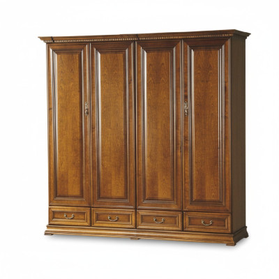 Clásicos armarios de madera armario pared de armario Muebles italianos Ropa