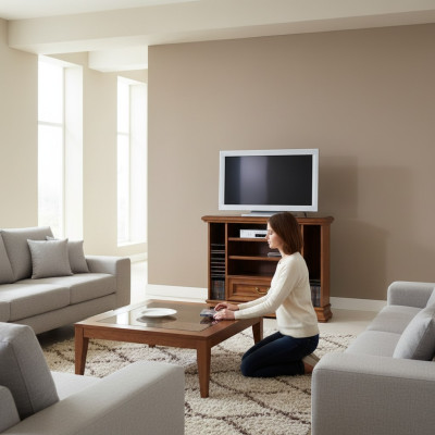 Mueble de televisión clásico RTV mesa de televisión Aparador Armario Televisor R-RTV-N