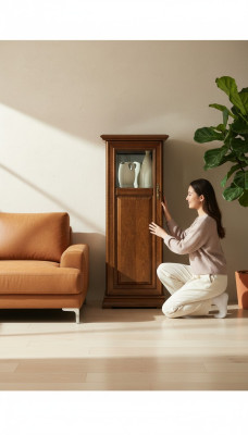 Cómoda clásica armario vitrina aparador macizo Italia muebles nuevos