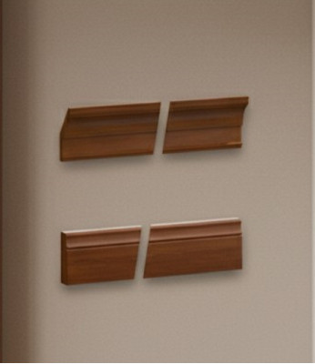 Clásico exterior laminado para sistema de armario - Modelo BA-23