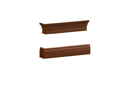 Cubierta exterior de pared para armario de esquina o armario de sistema L, R BA-28