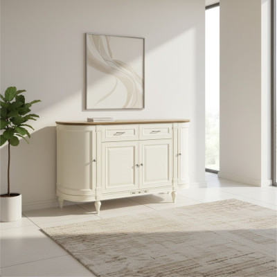 Cómoda clásica vitrina gabinetes de vitrina gabinetes FL-K4