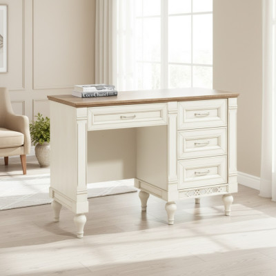 Muebles de oficina clásicos de escritorio, mesa de oficina, escritorios de jefe de oficina, madera maciza FL-T.