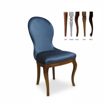 Silla clásica vintage para comedor Biedermeier Royal Design FL-ST3