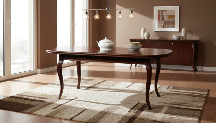 KLASSISCHE TISCHE ESSTISCH ESSZIMMER TISCH ECHT HOLZ Muebles italianos - ZB-5