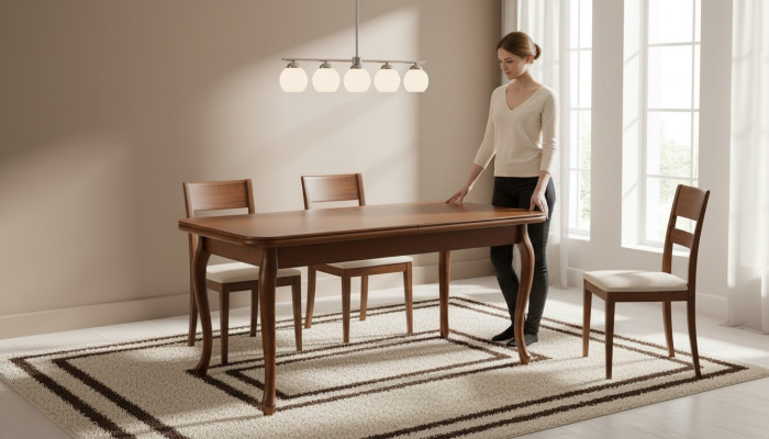 KLASSISCHE TISCHE ESSTISCH ESSZIMMER TISCH ECHTHOLZ MASSIV HOLZ - Modelo ZB-2