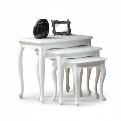 Mesa Mesa de comedor 3 piezas Juego de mesa Mesas Mesa clásica de madera Mesa de comedor de diseño Producto nuevo