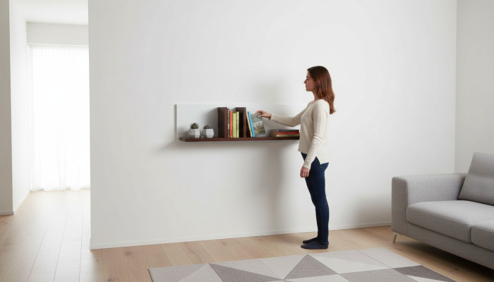 Librería estantería repisa de madera estantes Taranko Milano MI-1 Estantería nueva