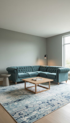 Sofá esquinero Chesterfield sofá de cuero sofá textil tapizado tela esquina nuevo