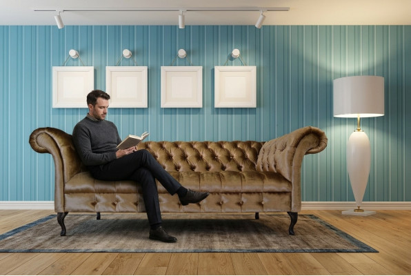 Sofá Chesterfield Tapizado Diseñador Sofás Conjunto de Sofás de Tela Textil 2