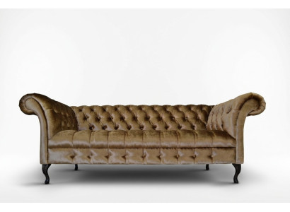 Sofá Chesterfield Tapizado Diseñador Sofás Conjunto de Sofás de Tela Textil 2