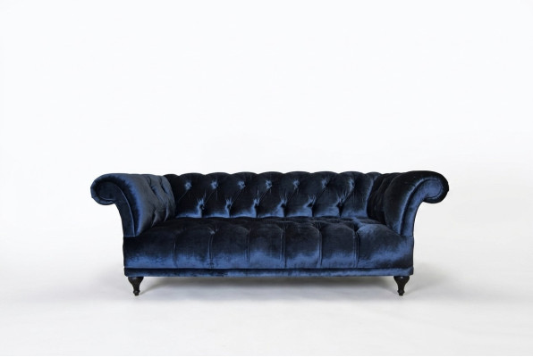 Sofá Chesterfield Tapizado Diseñador Sofás Conjunto de Sofás Tela Tela 10