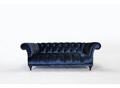 Sofá Chesterfield Tapizado Diseñador Sofás Conjunto de Sofás Tela Tela 10