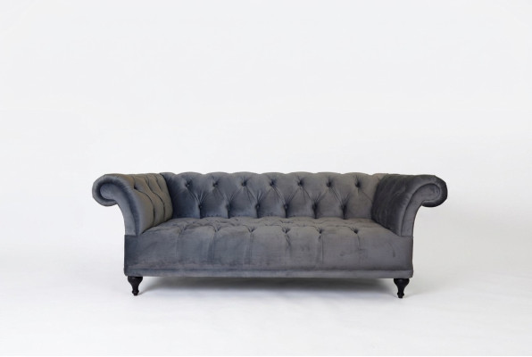 Sofá Chesterfield Tapizado Diseñador Sofás Conjunto Textil Tejido Textil 14