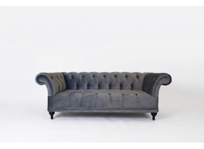 Sofá Chesterfield Tapizado Diseñador Sofás Conjunto Textil Tejido Textil 14
