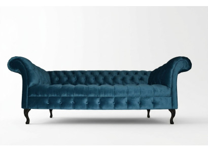 Sofá Chesterfield tapizado diseño sofás conjunto textil tela textil 16