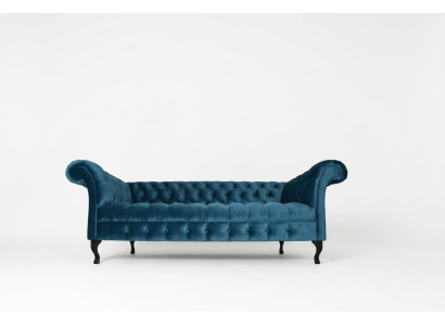 Sofá Chesterfield Tapizado Sofás de Diseño Conjunto de Sofás de Tela Tela 18
